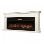 Каминокомплект: Очаг Royal Thermo Aurora RTFP/P-AR60LS, портал California 60 IV, молочный