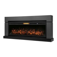Каминокомплект: Очаг Royal Thermo Aurora RTFP/P-AR60LS, портал Lindos 60 G, графит