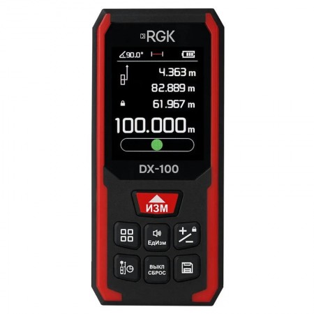 Лазерный дальномер RGK DX100 Лазерный дальномер RGK DX100