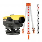 Комплект оптический нивелир Leica NA 332 с поверкой штатив рейка - 3 в 1
