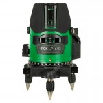 Лазерный уровень RGK LP-64G с зеленым лучом Лазерный уровень RGK LP-64G с зеленым лучом