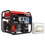 Бензиновый генератор A-iPower A5500EA + блок автозапуска A-iPower 230В/400В 100А 8 ПИН