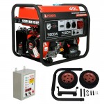 Бензиновый генератор A-iPower A7500TEA + блок автозапуска A-iPower 400 В, 25 А + транспортировочный комплект A-iPower L