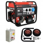 Бензиновый генератор A-iPower A8500EA + блок автозапуска A-iPower 400 В, 25 А + транспортировочный комплект A-iPower L