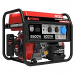 Бензиновый генератор A-iPower A6500EA + блок автозапуска A-iPower 230В/400В 100А 8 ПИН + транспортировочный комплект A-iPower L