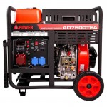 Дизельный генератор A-iPower AD7500TEA + блок автозапуска A-iPower 400 В