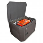 Генератор A-iPower A6000EAX в тихом зимнем кожухе 1200 RAL 8019