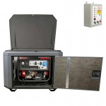 Генератор A-iPower A6000EAX в тихом зимнем кожухе 1200 RAL 7024 + блок автозапуска A-iPower 230 В, 50 А