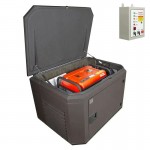 Генератор A-iPower A6000EAX в тихом зимнем кожухе 1200 RAL 8019 + блок автозапуска A-iPower 230 В, 50 А