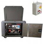 Генератор A-iPower A7000EAX в тихом зимнем кожухе 1200 RAL 7024 + блок автозапуска A-iPower 400 В, 25 А