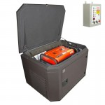 Генератор A-iPower A8000EAX в тихом зимнем кожухе 1200 RAL 8019 + блок автозапуска A-iPower 230 В, 50 А Генератор A-iPower A8000EAX в тихом зимнем кожухе 1200 RAL 8019 + блок автозапуска A-iPower 230 В, 50 А