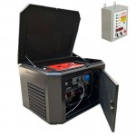 Генератор A-iPower A6000EAX в супертихом зимнем кожухе 1400SS RAL 8019 + блок автозапуска A-iPower 400 В, 25 А