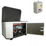Генератор A-iPower A6000EAX в супертихом зимнем кожухе 1400SS RAL 7035 + блок автозапуска A-iPower 400 В, 25 А
