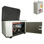 Генератор A-iPower A8000EAX в супертихом зимнем кожухе 1400SS RAL 7035 + блок автозапуска A-iPower 400 В, 25 А