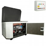 Генератор A-iPower A6000EAX в супертихом зимнем кожухе 1400SS RAL 7035 + блок автозапуска A-iPower 230В/400В 100А 8 ПИН