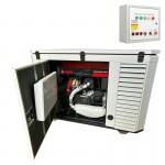Генератор A-iPower A11000EAX в супертихом зимнем кожухе 1700SS RAL 7035 + блок автозапуска A-iPower 230В/400В 100А 8 ПИН