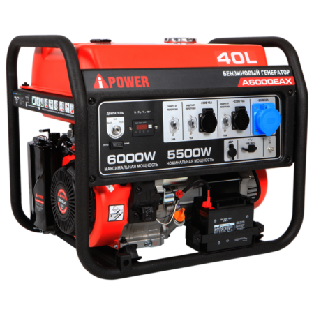 Бензиновый генератор A-iPower A6000EAX, 5.5 кВт