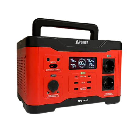Аккумуляторная портативная электростанция A-iPower APS1800