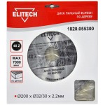 Elitech Диск пильный 200х32/30 48зуб 1820.055300