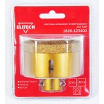 Elitech Коронка алмазная, 75мм х М14 1820.123100