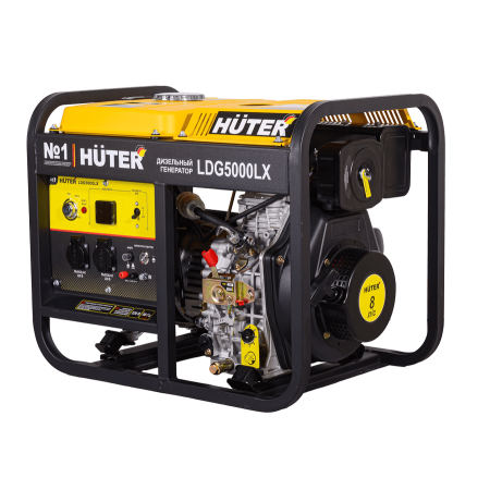 Электрогенератор дизельный LDG 5000LX Huter