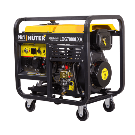 Электрогенератор дизельный LDG 7000LXА Huter