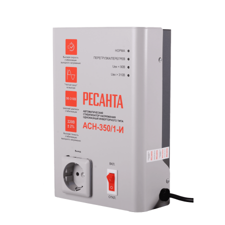 Стабилизатор напряжения АСН-350/1-И Ресанта