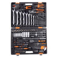 Набор инструментов, 1/2", 1/4", CrV, в кейсе 151 предмет Вихрь