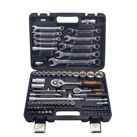 Набор инструментов, 1/2", 1/4", в кейсе 82 предм Вихрь