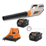 Воздуходувка аккумуляторная VILLARTEC BA40 SET: AM402 + AC405