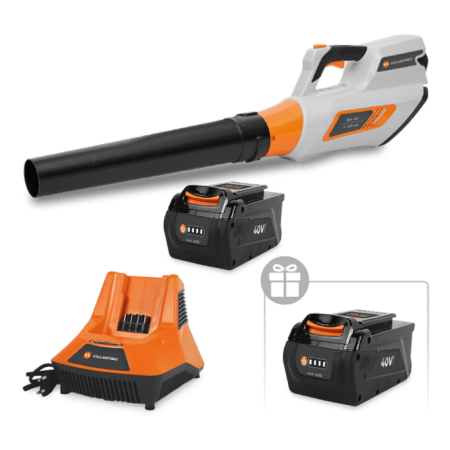 Воздуходувка аккумуляторная VILLARTEC BA40 SET: AM402 + AC405 Воздуходувка аккумуляторная VILLARTEC BA40 SET: AM402 + AC405