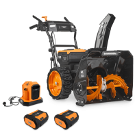 Аккумуляторный снегоуборщик VILLARTEC WA 6261 Set Аккумуляторный снегоуборщик VILLARTEC WA 6261 Set